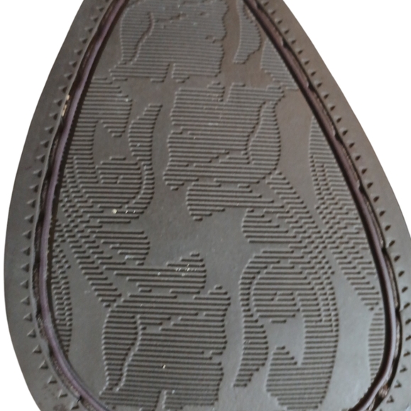 ARIAT Western Mules Distressed Studded Leather Bootie Size 7 - Picture 10 of 15